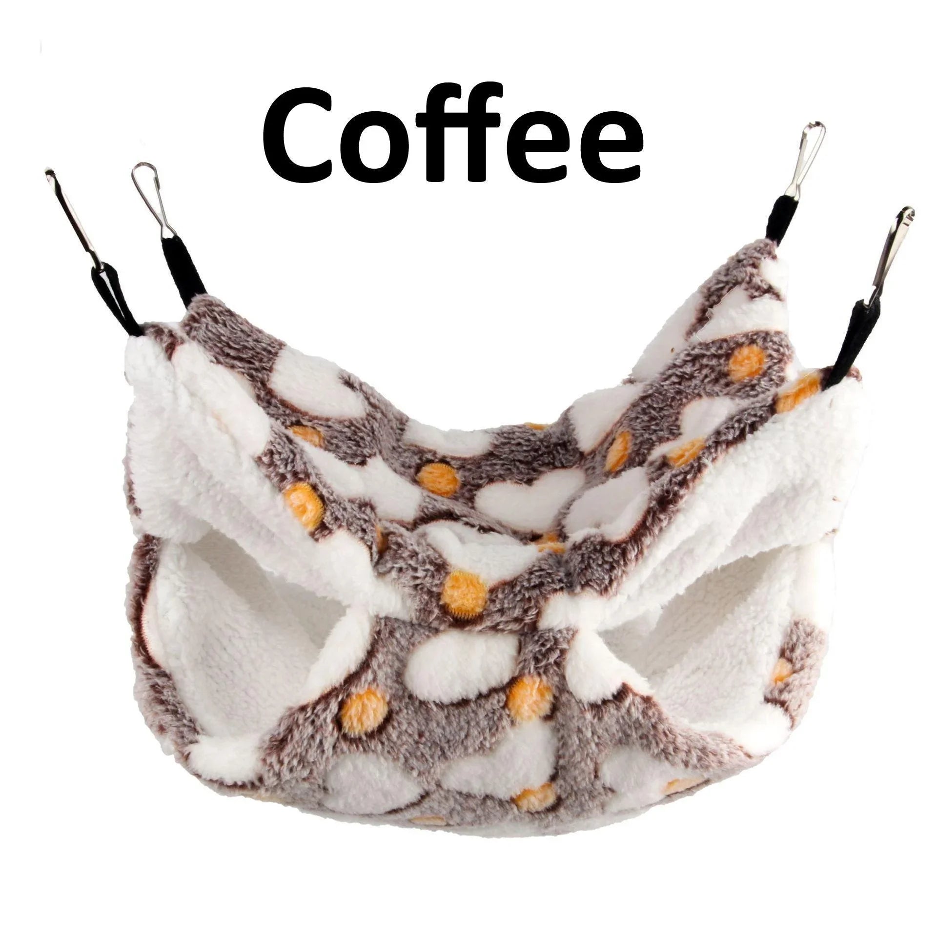 Double-Layer Fleece Hanging Hammock for Guinea Pigs & Small Pets