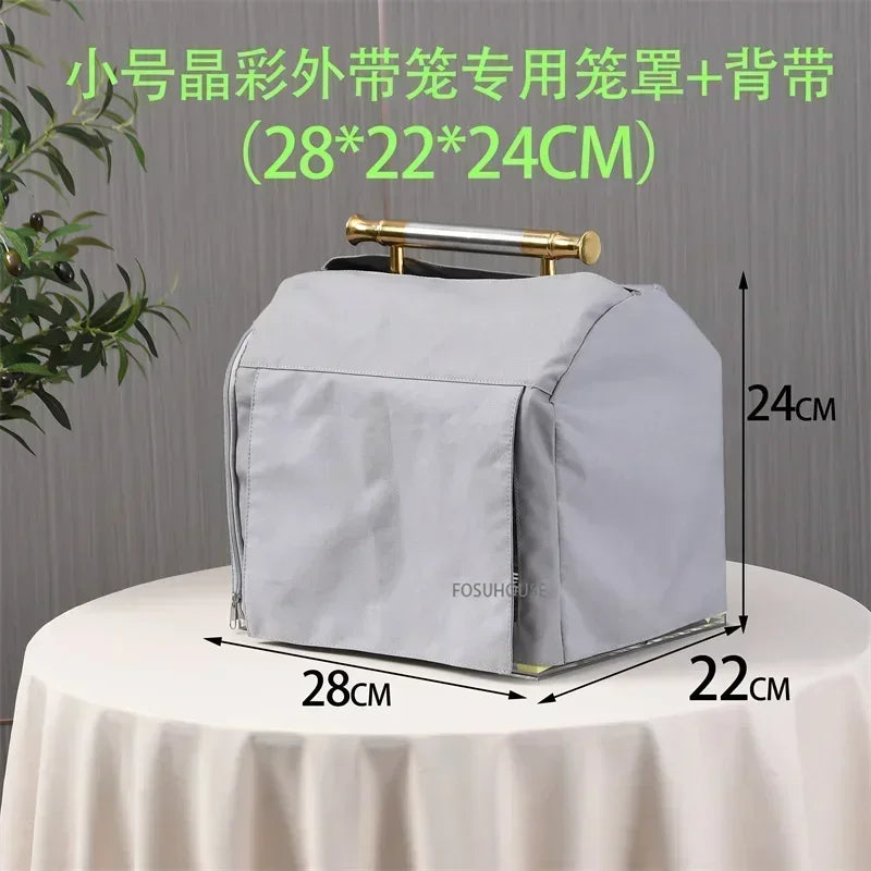 Modern Transparent Acrylic Bird Cage