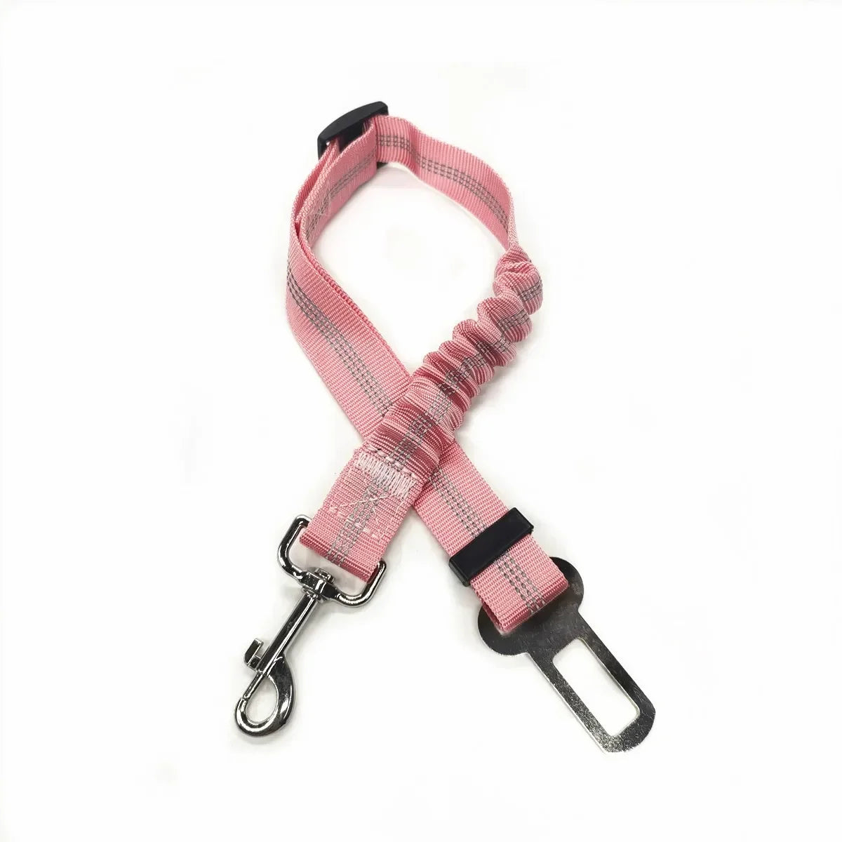 Adjustable Pet Car Seat Belt, Safety Harness Lead Clip for Dogs & Cats