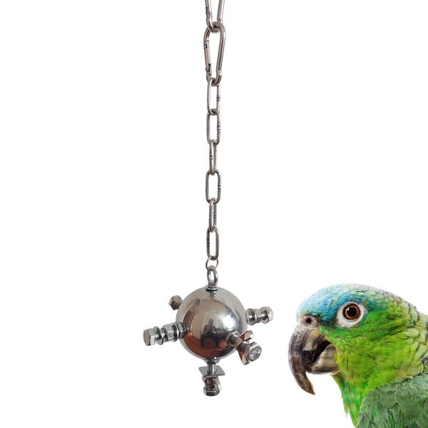 Stainless Steel Parrot Puzzle Screw Toy