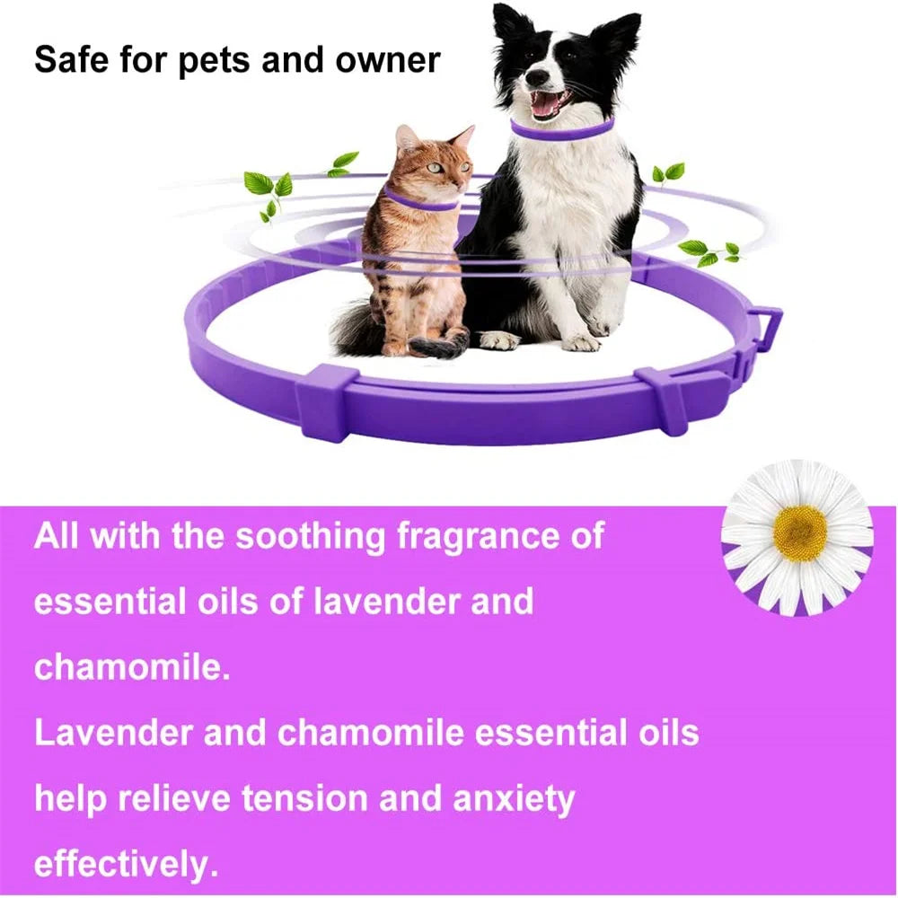 Adjustable Calming Collar for Cats & Dogs