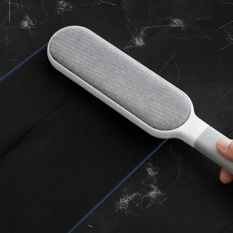 Double-Sided Pet Hair Remover Brush, Manual Lint Cleaner for Furniture & Clothing