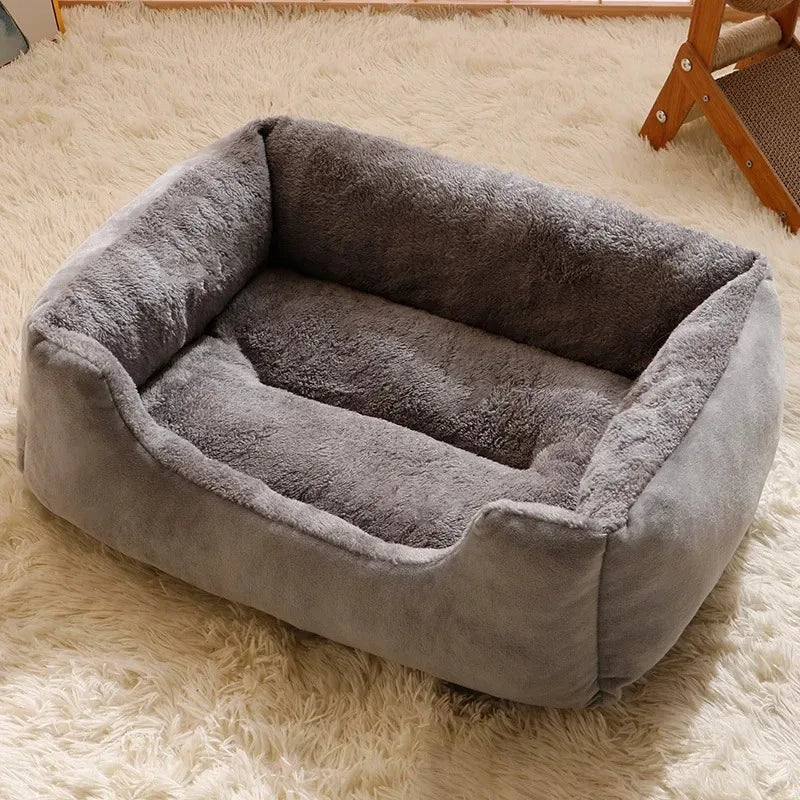 Soft Pet Bed for Cats & Small Dogs — Cozy Cushion Basket House