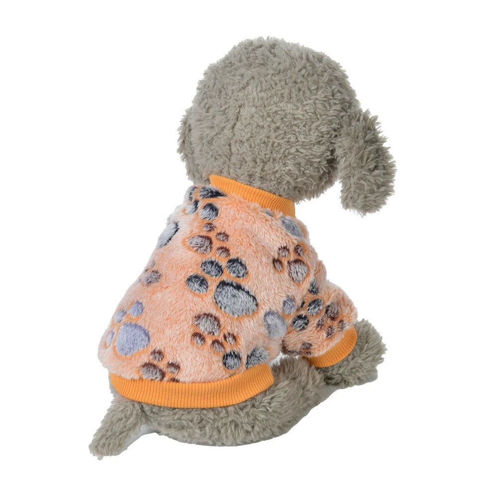 Warm Fleece Pet Sweater Vest for Small & Medium Dogs, Winter Coat for Cats