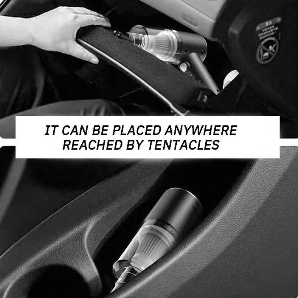 120W High-Power Wireless Vacuum Cleaner for Home & Car, Dual-Use