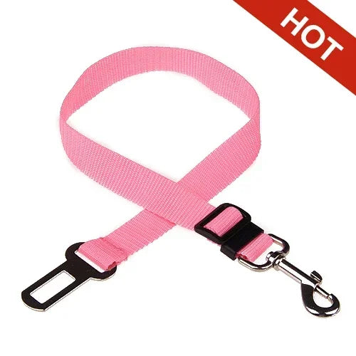 Adjustable Pet Car Seat Belt, Safety Harness Lead Clip for Dogs & Cats