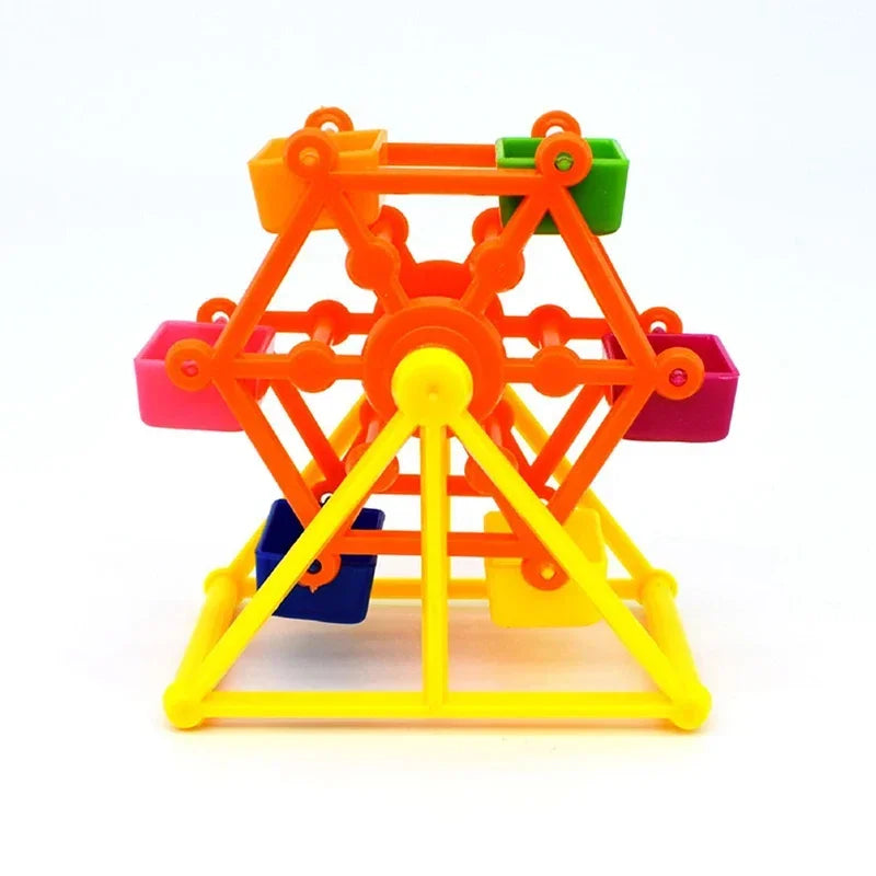 Colorful Rotating Windmill Bird Foraging & Training Toy