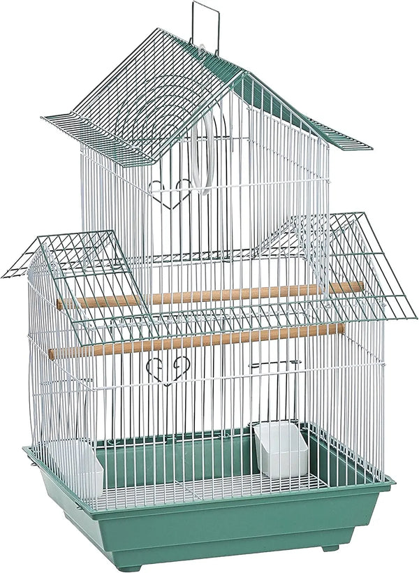 Peak-Style Parakeet Cage