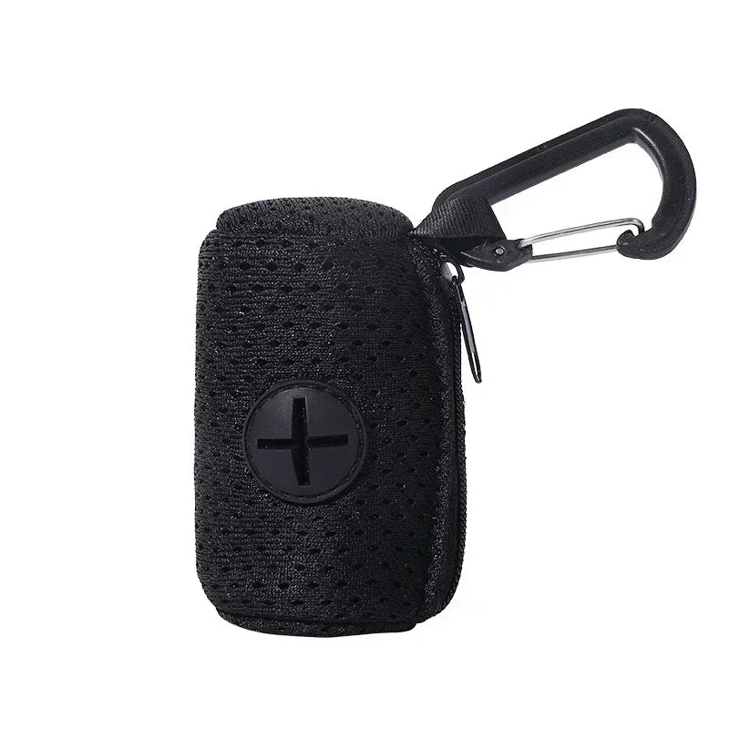 Hanging Dog Poop Bag Dispenser, Portable Waste Bag Holder for Dog Walks