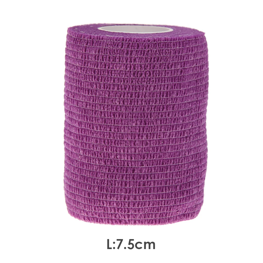 Pet Self-Adherent Elastic Bandage — Breathable, Non-Woven Wrap for Dogs & Cats