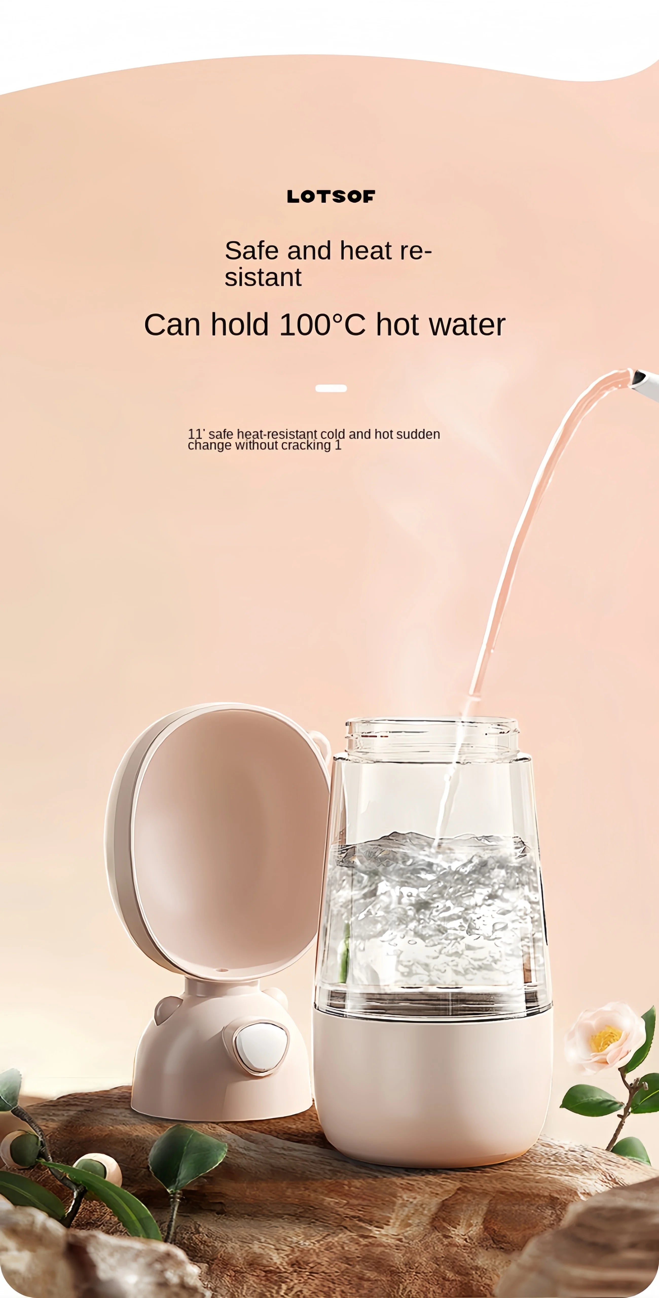 Portable Dog Water Bottle with Food Dispenser