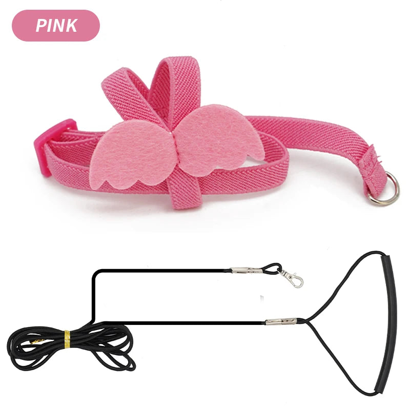 Long Cable Bird Harness & Leash
