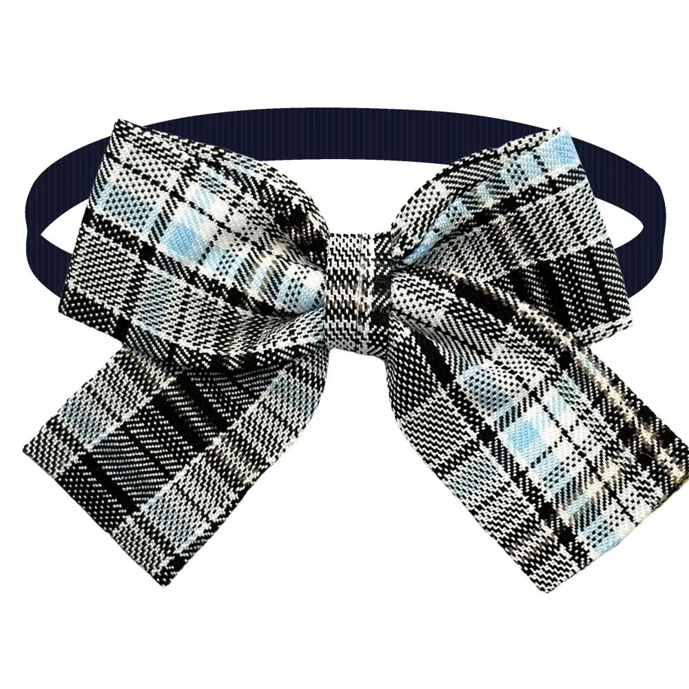 50/100pcs Adjustable Plaid Bow Ties for Small Dogs & Cats