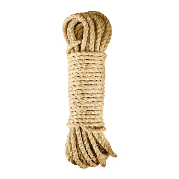 20M Natural Sisal Rope — DIY Cat Scratcher & Furniture Protector