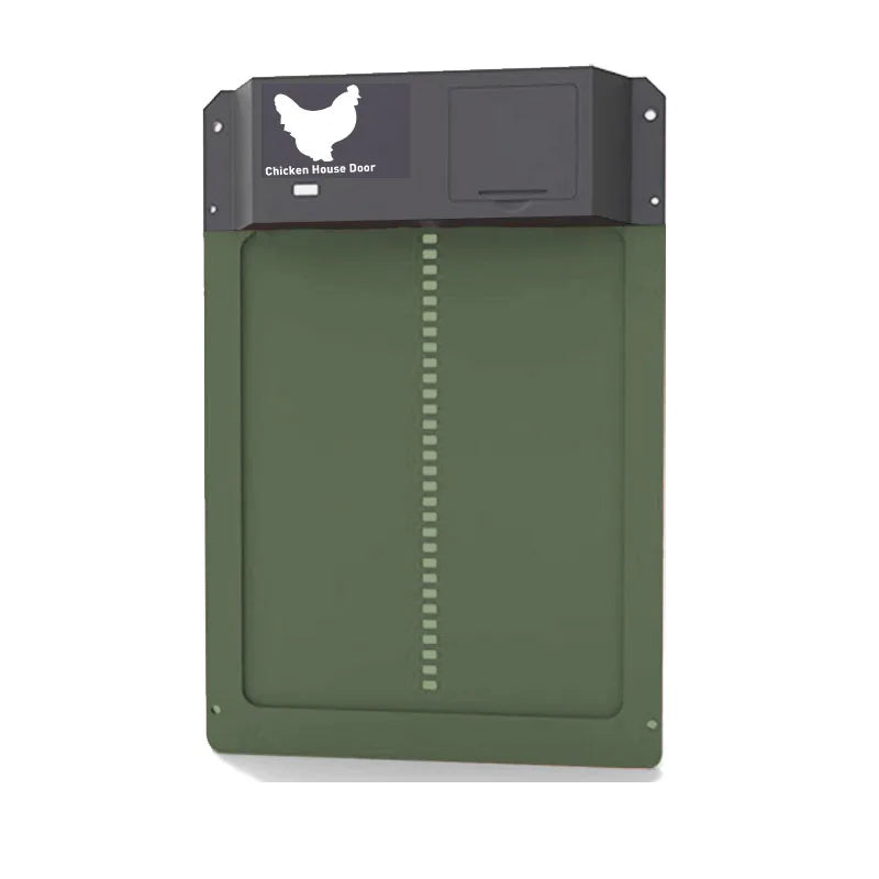 Automatic Battery-Powered Chicken Coop Door with Light Sensor