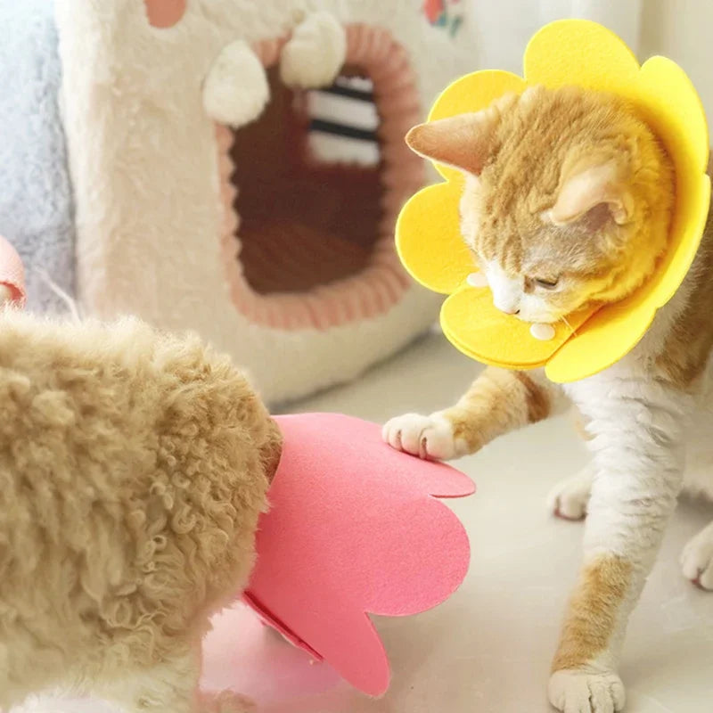 Pet Recovery Cone Collar — Anti-Bite & Lick Protective Neck Cone