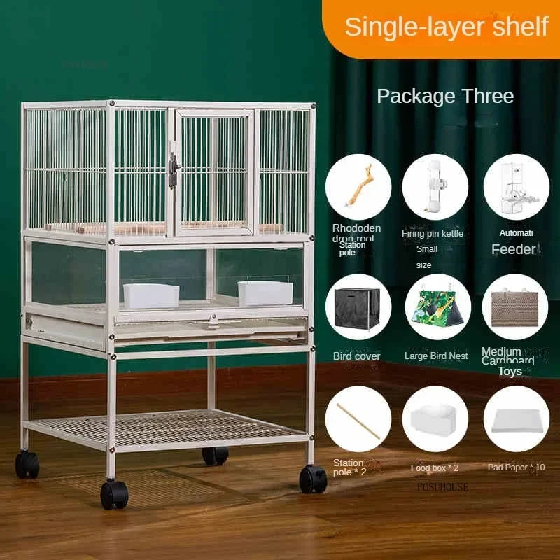 Multi-Layer Stacked Iron Bird Cage