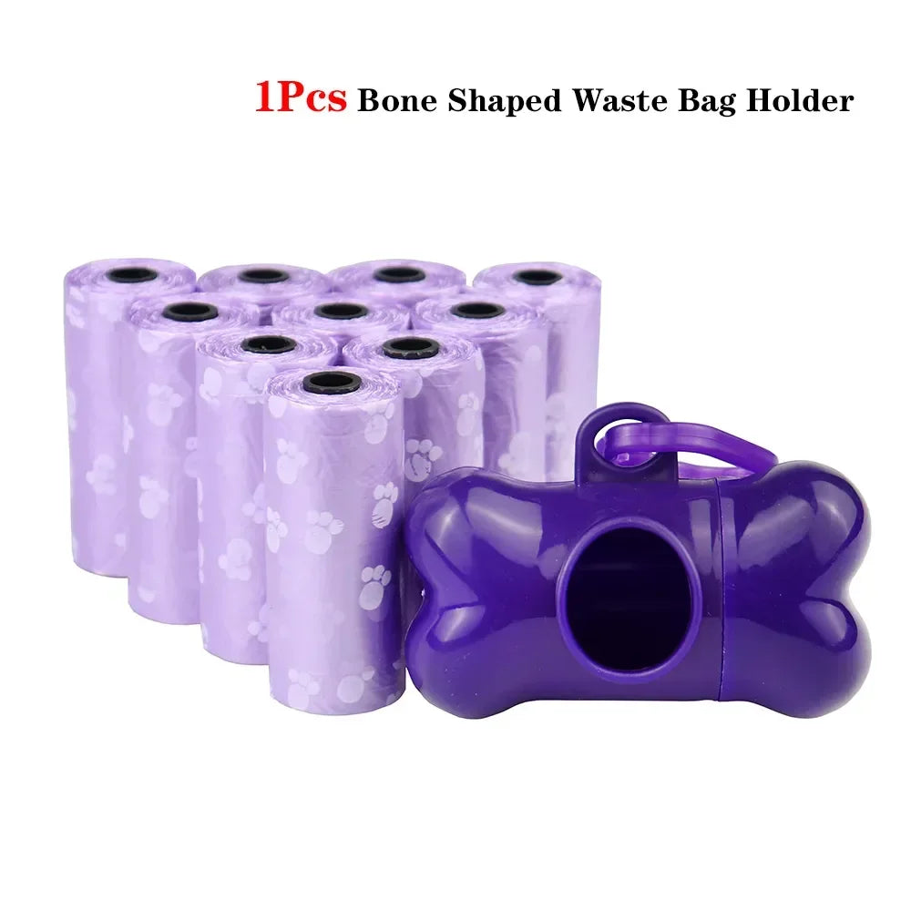 Portable Printed Pet Poop Bags for Dog Walking