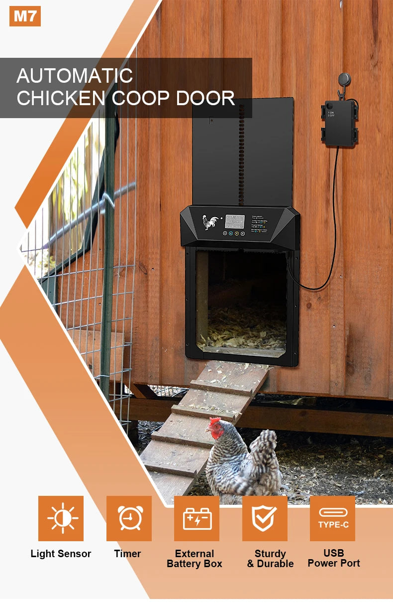 Large Automatic Chicken Coop Door