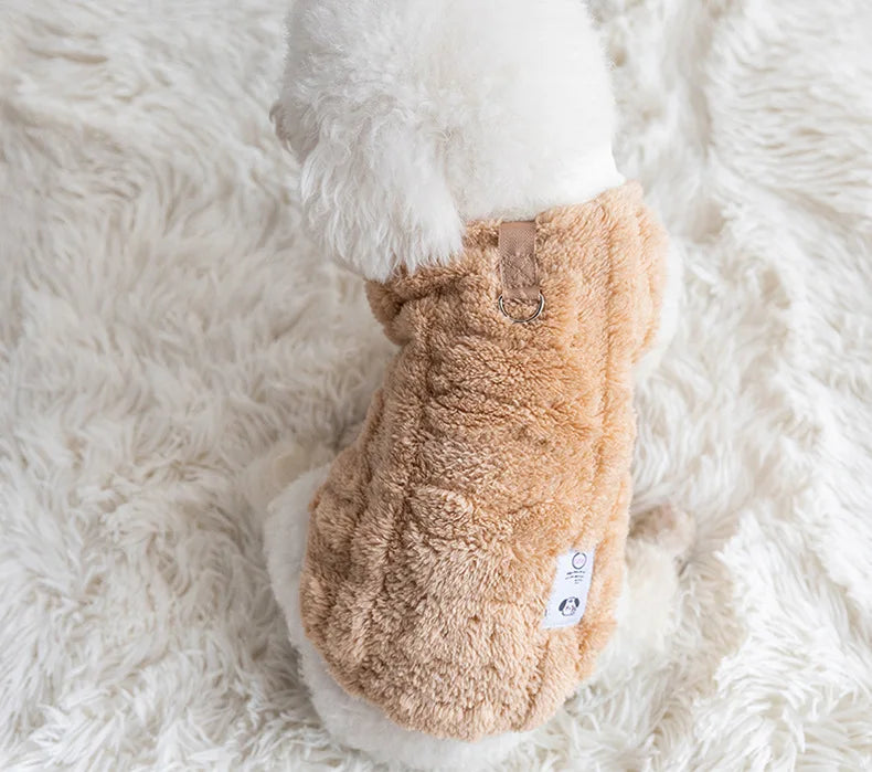 Soft Fleece Winter Dog Sweater – Warm Pullover for Small Dogs, Puppies & Cats