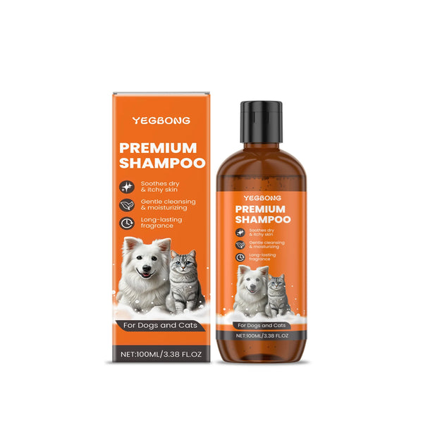 Pet Shampoo for Dogs & Cats – Deep Cleansing, Odor Control, Itch Relief & PH Balance