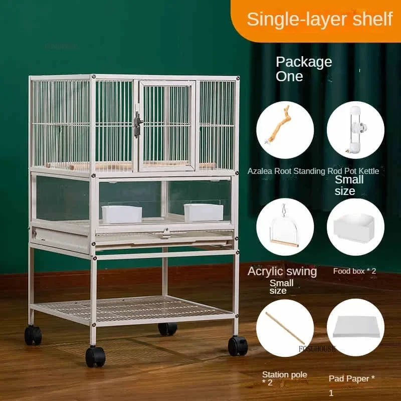 Multi-Layer Stacked Iron Bird Cage