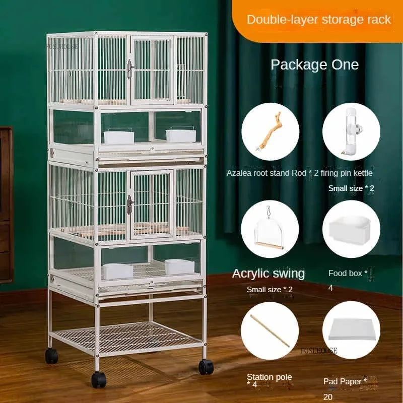 Multi-Layer Stacked Iron Bird Cage