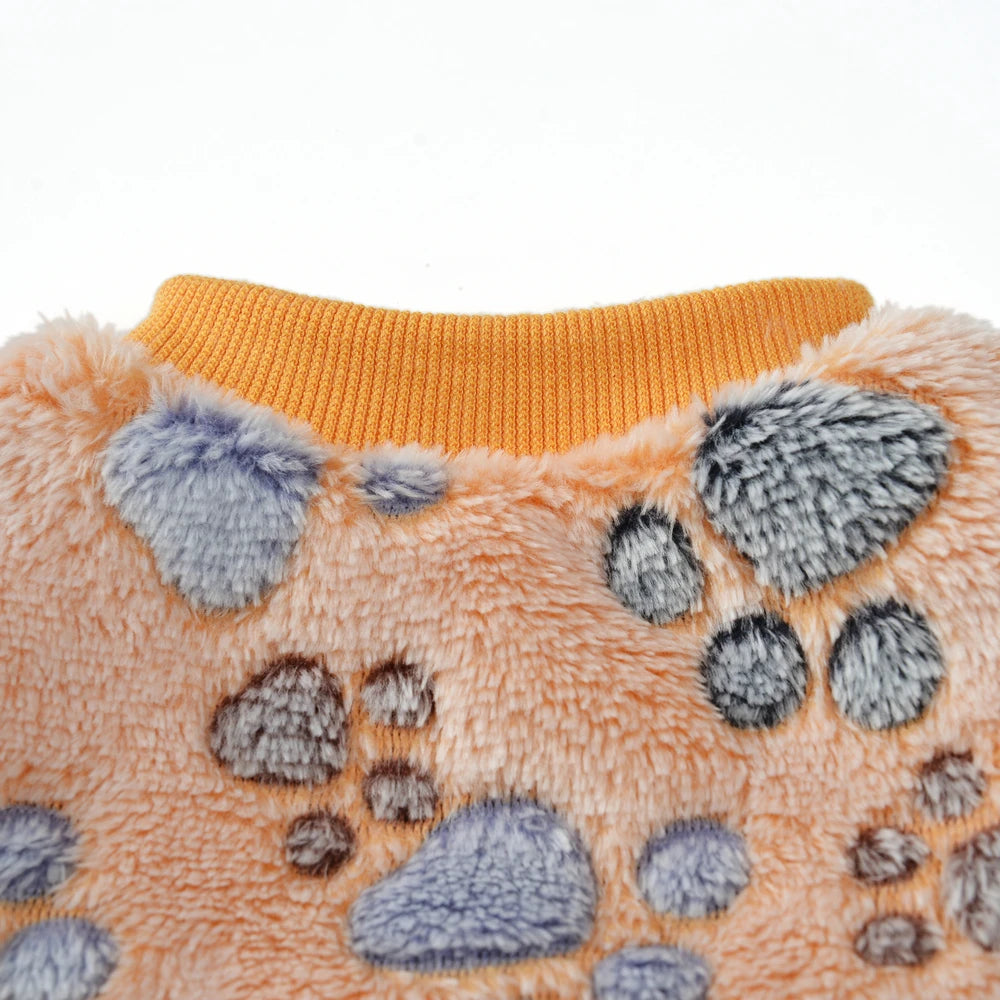 Warm Fleece Pet Sweater Vest for Small & Medium Dogs, Winter Coat for Cats