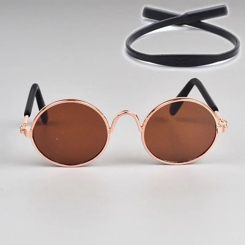 Cute Pet Sunglasses – UV Protection for Small Dogs, Cats & Photo Props