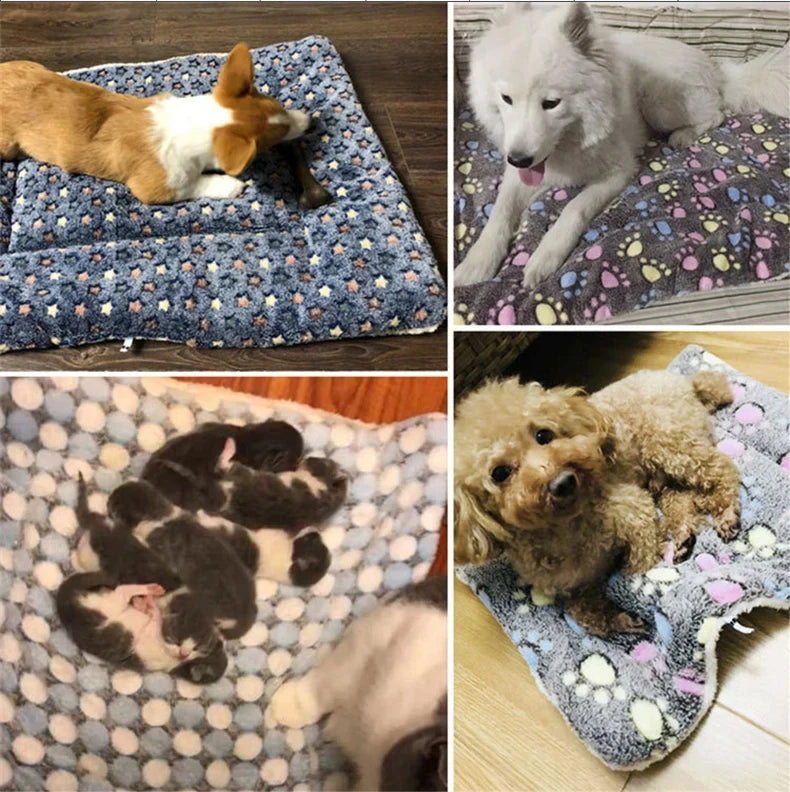 Soft Flannel Pet Sleeping Mat