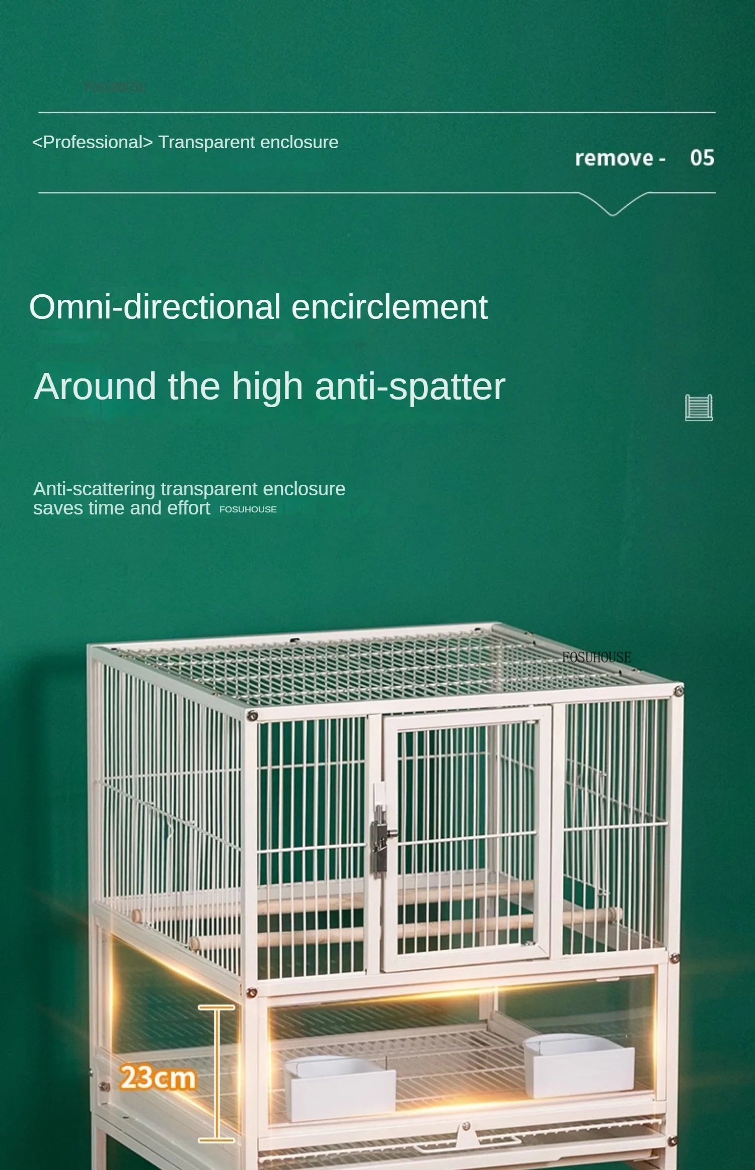 Multi-Layer Stacked Iron Bird Cage