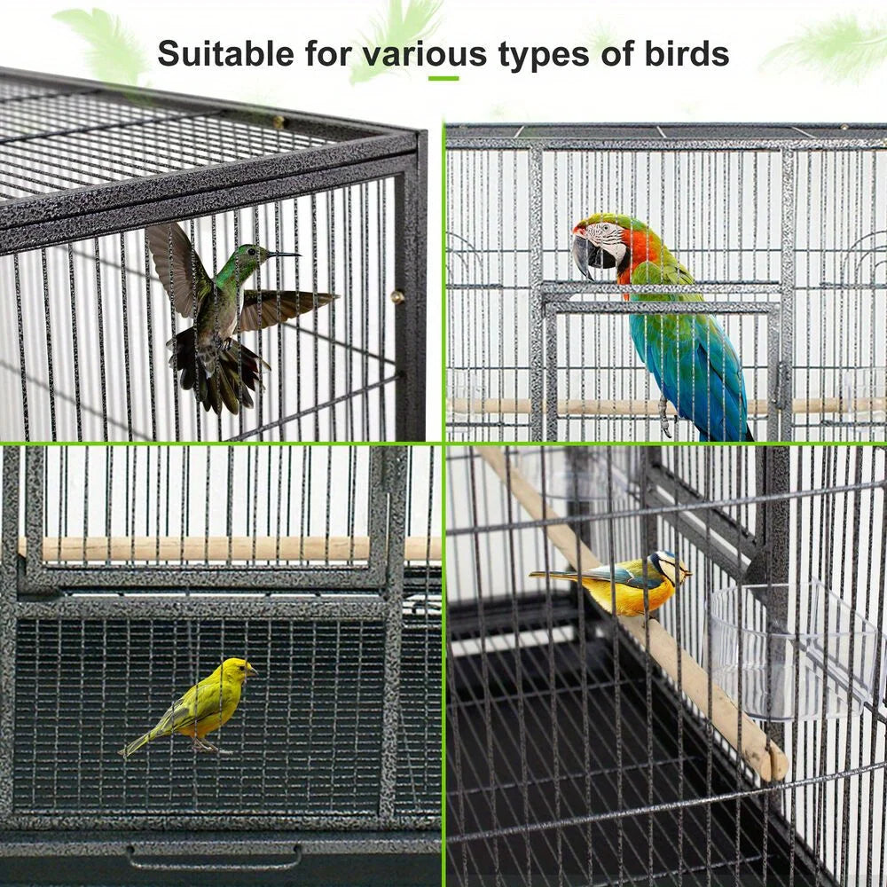 Large Parrot Cage with Rolling Stand