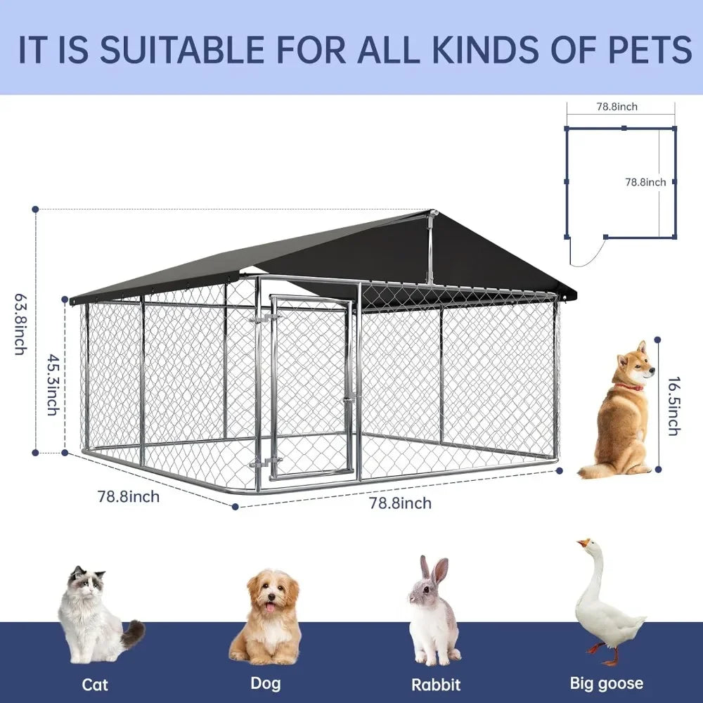 Outdoor Heavy-Duty Dog Kennel