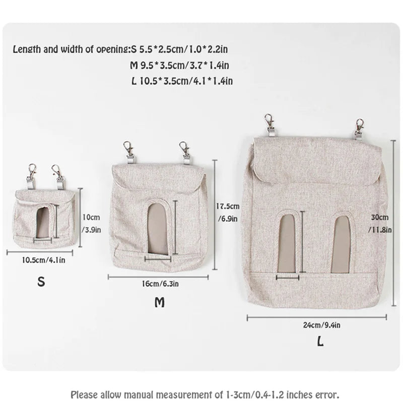 Hanging Hay Bag Feeder for Rabbits, Guinea Pigs & Small Pets