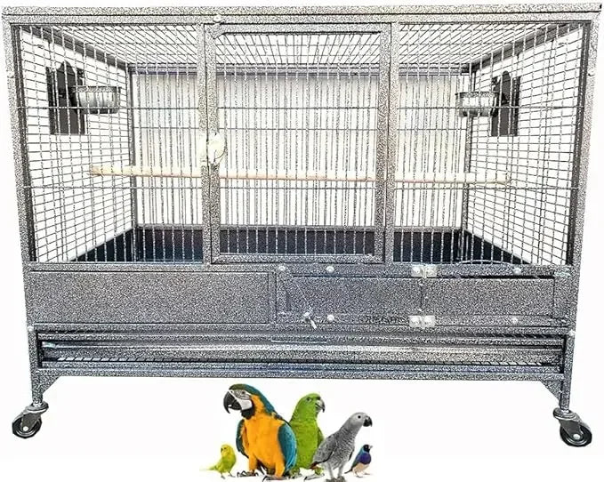 Extra-Large Heavy-Duty Breeder Bird Cage