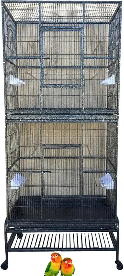X-Large Stackable 3-Level Parrot Cages