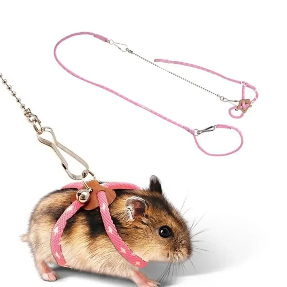 Adjustable Soft Harness & Leash for Small Pets and Birds