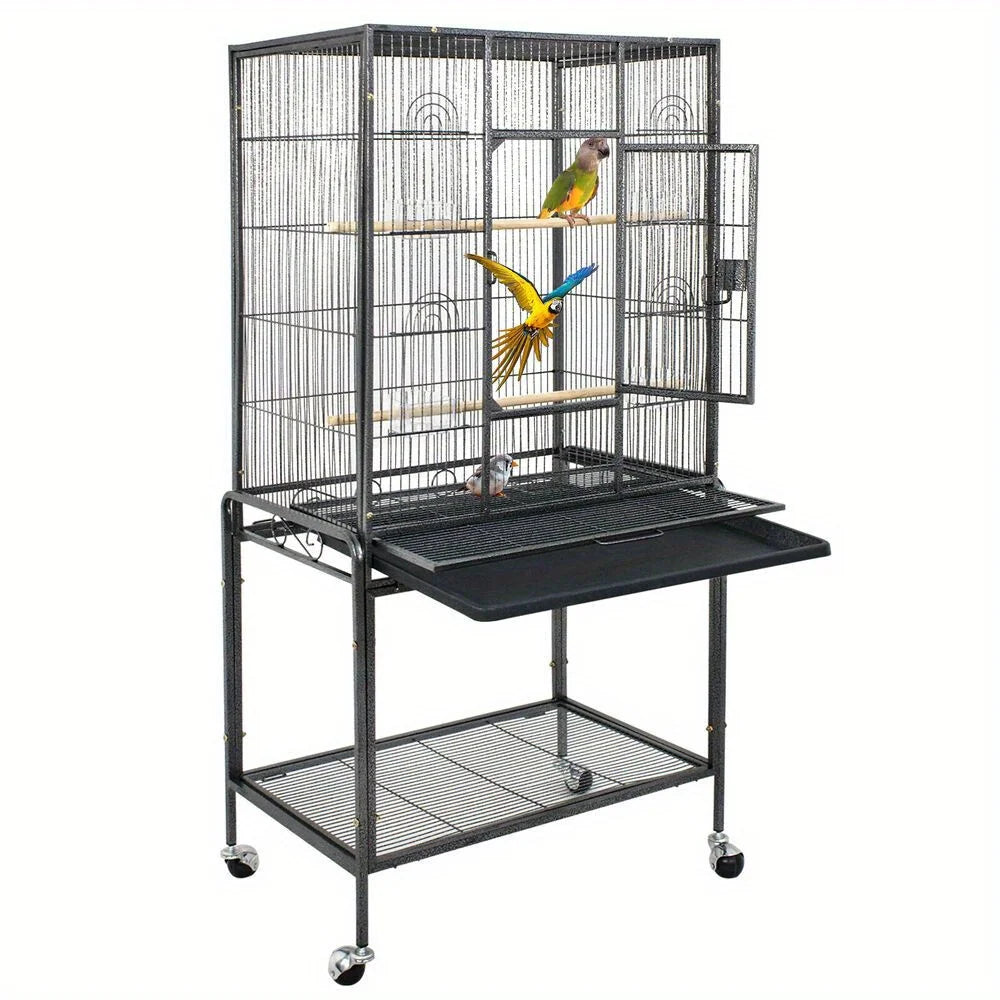 Large Parrot Cage with Rolling Stand