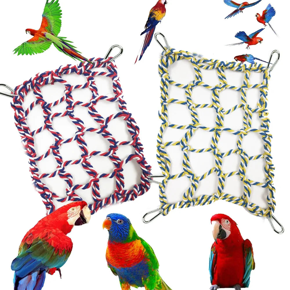 Parrot Climbing Net Swing & Rope Hammock