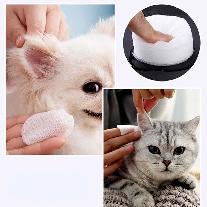 Pet Eye Cleaning Wipes, Tear Stain Remover for Dogs & Cats
