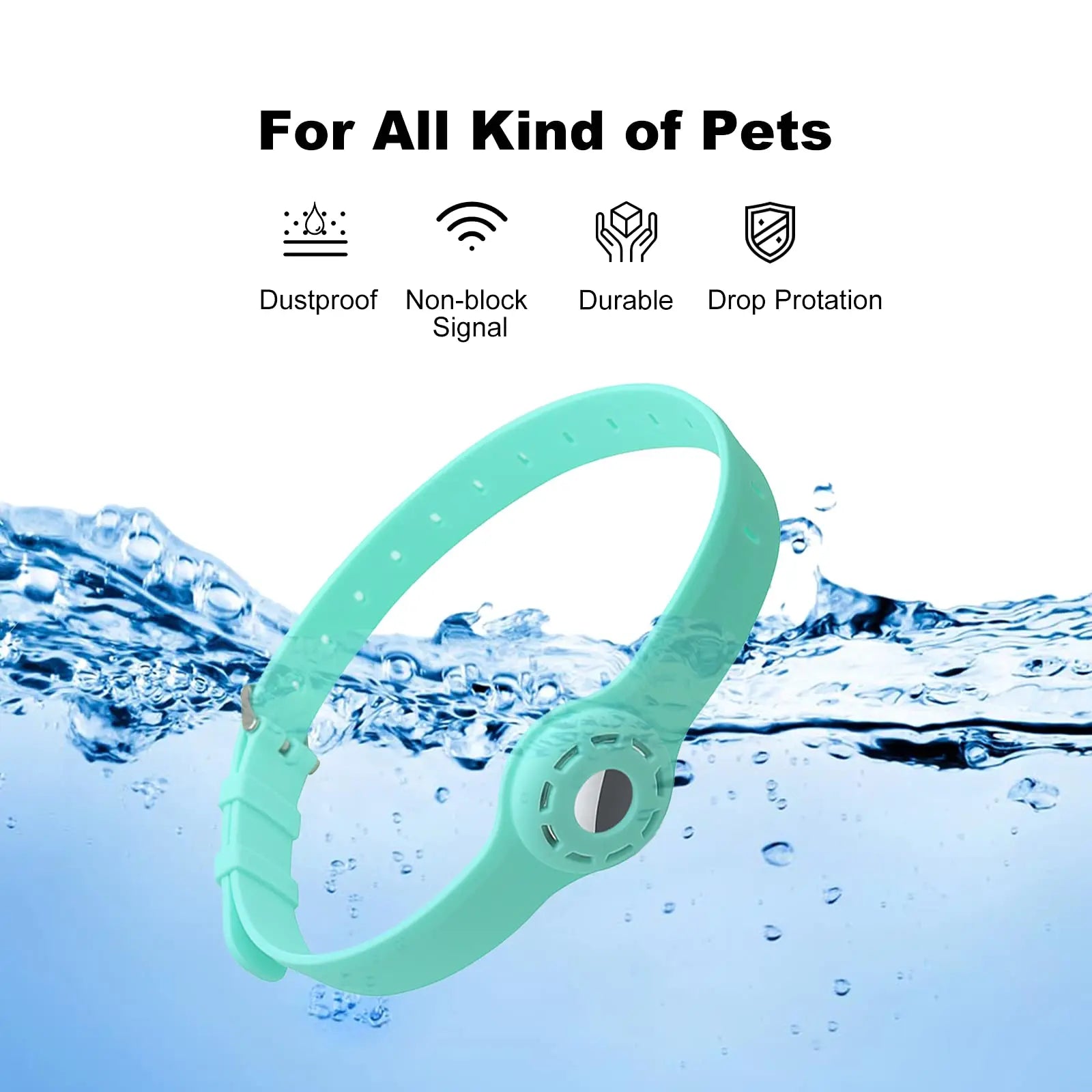 Silicone Anti-Lost Pet Collar for Apple AirTag