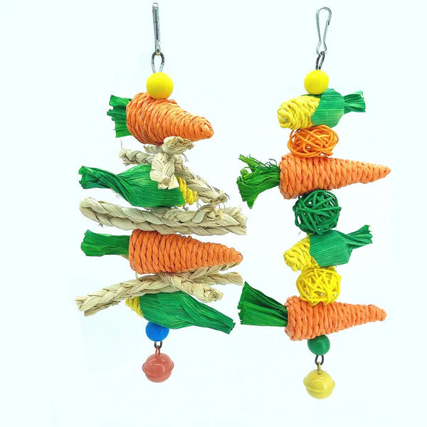 Handmade Woven Vine Chew Toy for Small Pets — Random Shape