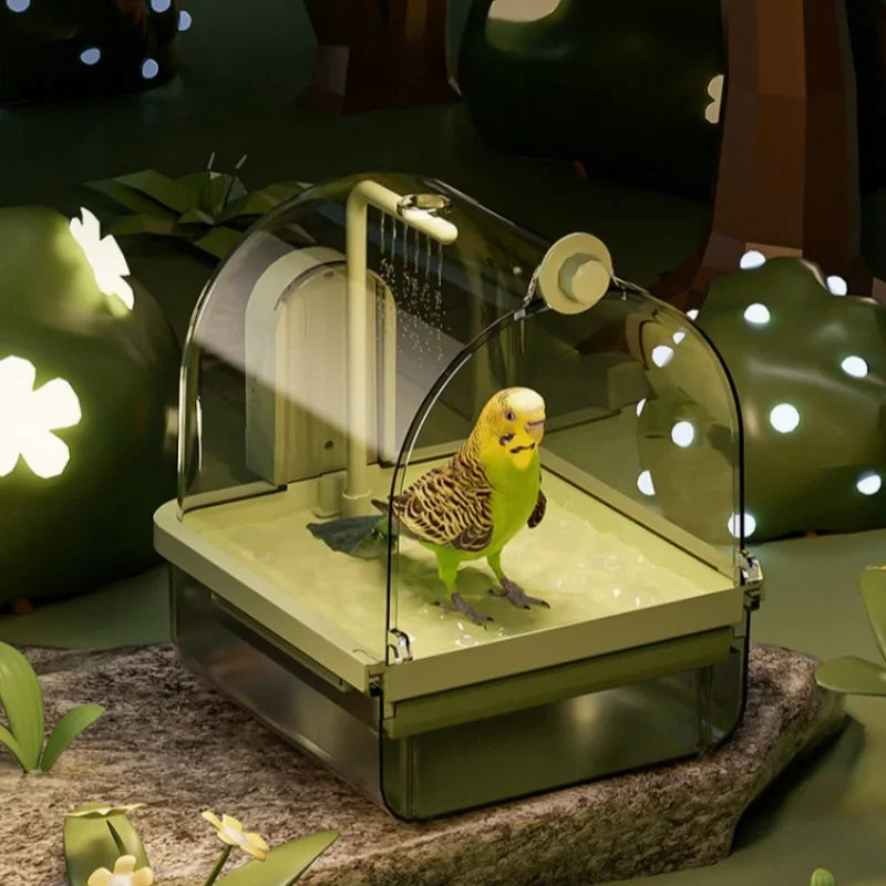 Hanging Bird Bath Box