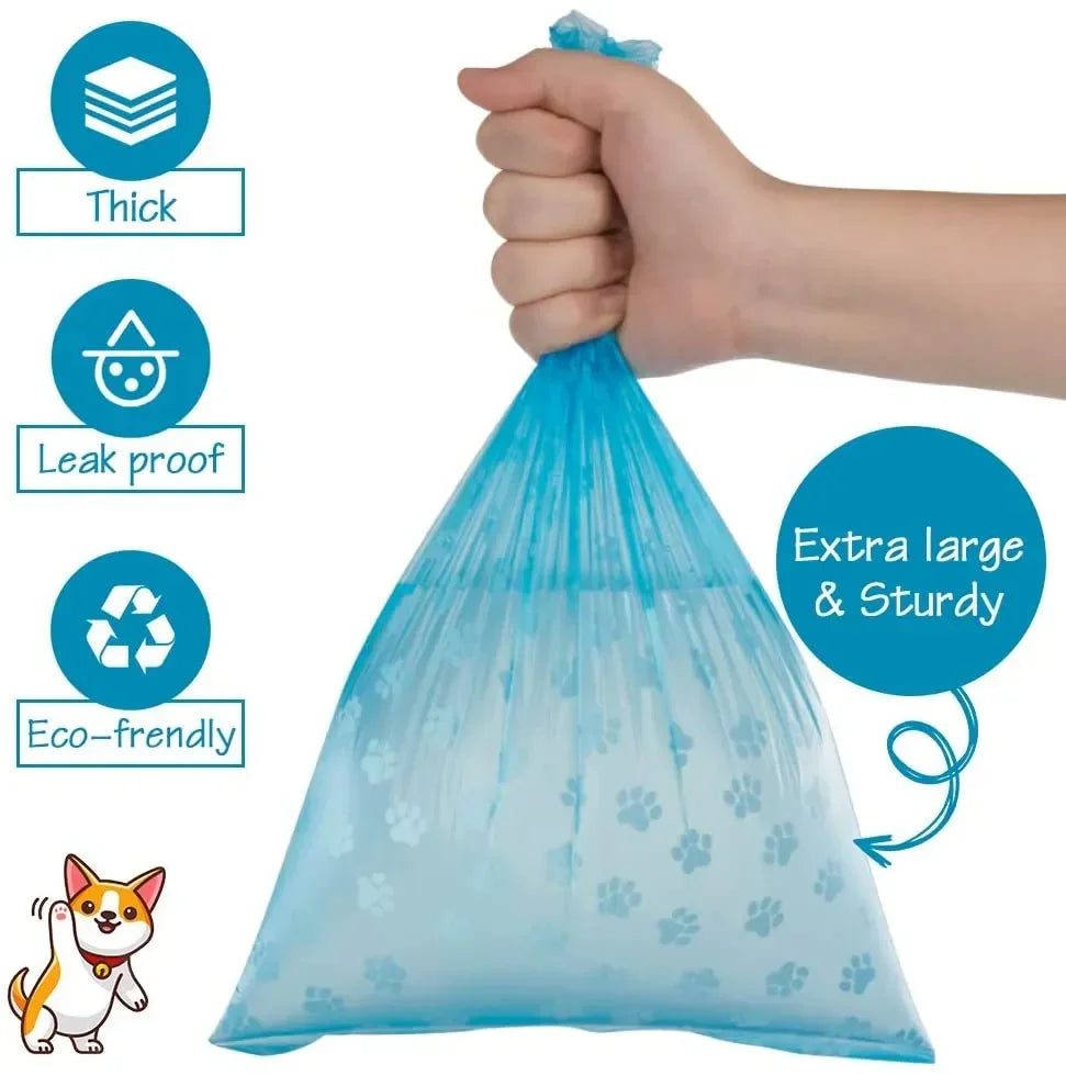 Portable Printed Pet Poop Bags for Dog Walking