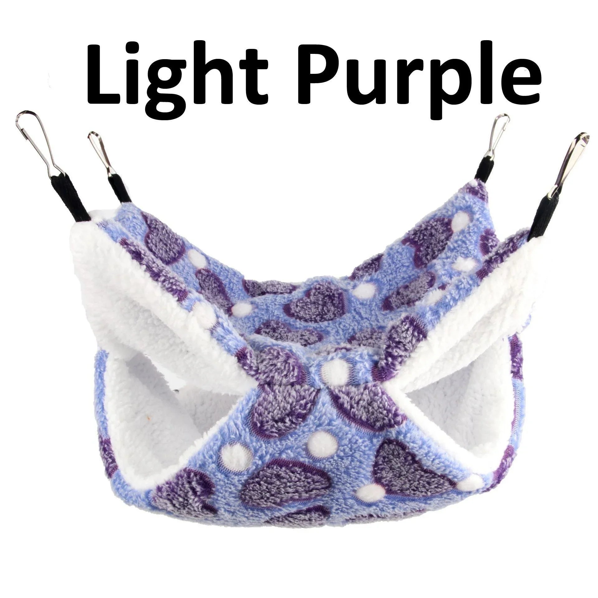 Double-Layer Fleece Hanging Hammock for Guinea Pigs & Small Pets