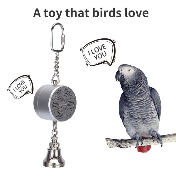 Interactive Talking Training Toy for Parrots — Voice Recording & Playback