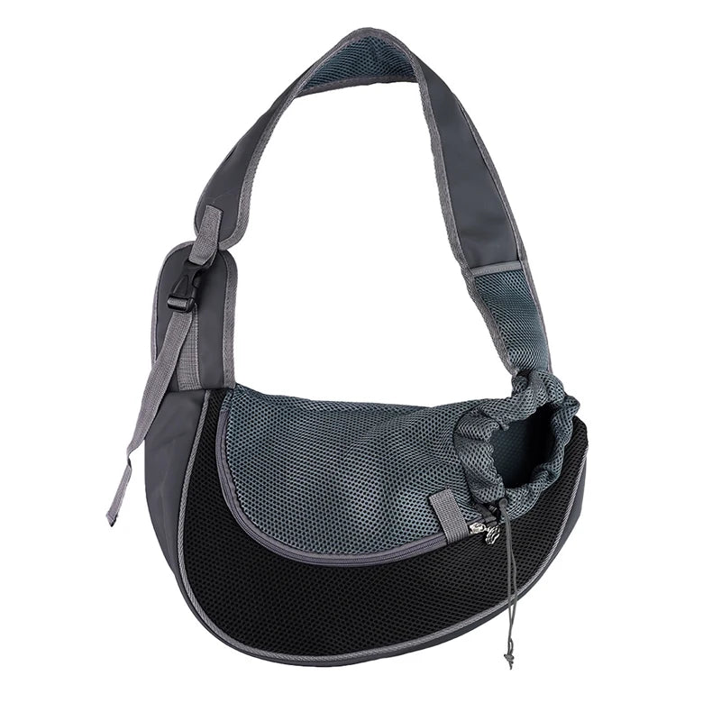 Pet Carrier Sling Bag, Mesh Travel Shoulder Tote for Small Dogs & Cats