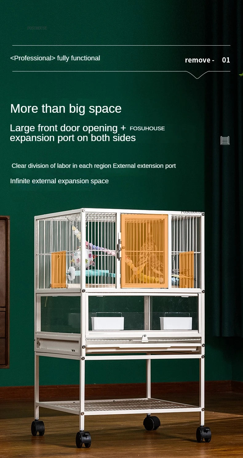 Multi-Layer Stacked Iron Bird Cage