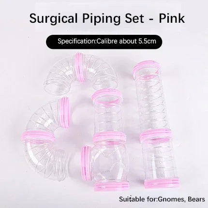 Hamster Cage External Pipelines – Modular Spliceable Movement Tunnels