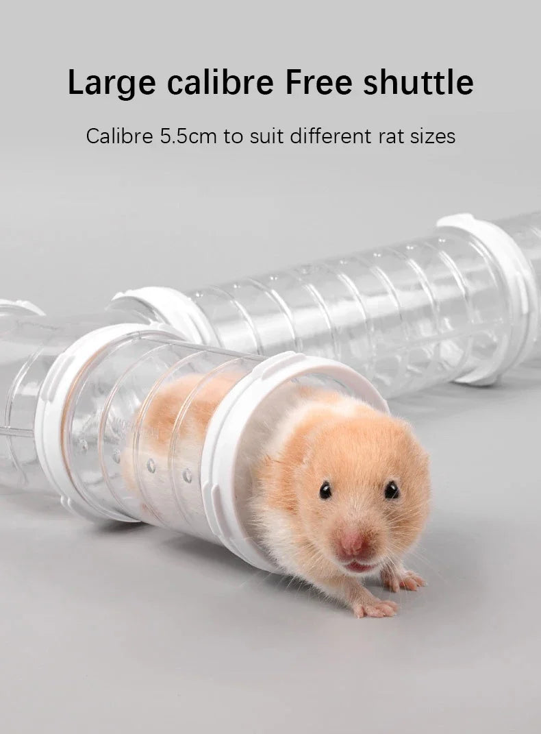 Hamster Cage External Pipelines – Modular Spliceable Movement Tunnels